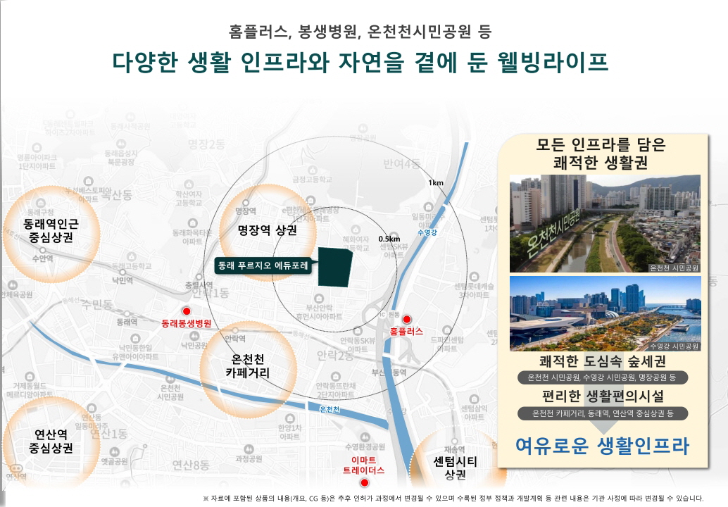 동래 푸르지오 에듀포레 입지환경
